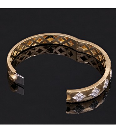 Bracelet or jaune et diamants