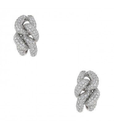 Boucles d’oreilles or et diamants