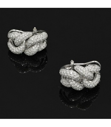 Boucles d’oreilles or et diamants