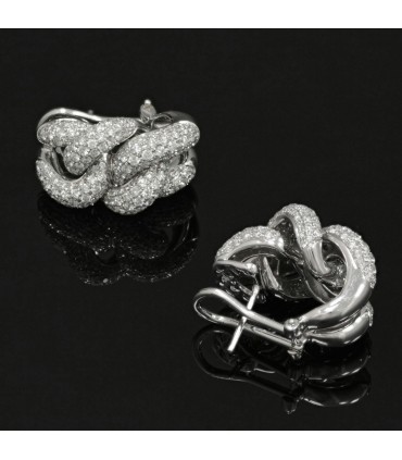 Boucles d’oreilles or et diamants