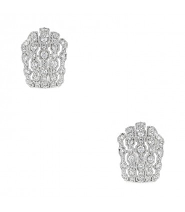 Boucles d’oreilles or et diamants