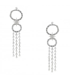 Diamonds and gold earrings
