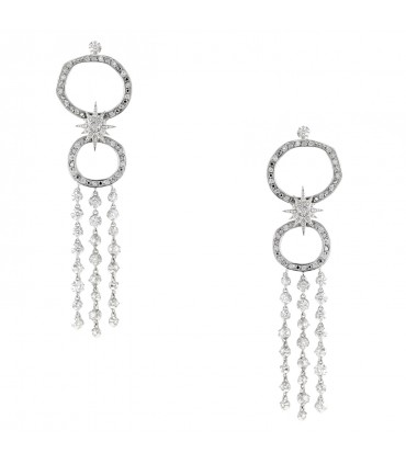 Boucles d’oreilles or et diamants