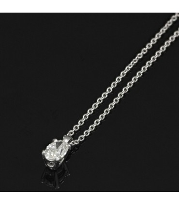 Collier or et diamant - Diamant 0,50 ct