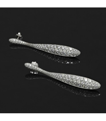 Boucles d’oreilles or et diamants