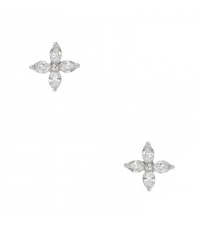 Tiffany & Co. diamonds and platinum earrings