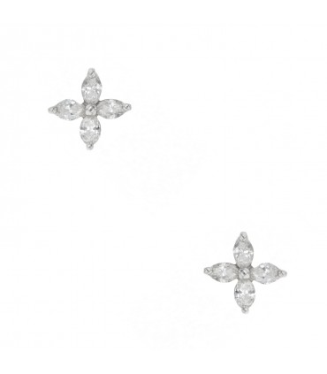 Tiffany & Co. diamonds and platinum earrings