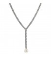 Piaget diamonds, cultured pearl and gold necklace