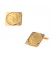 Gold cufflink