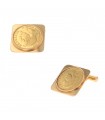 Gold cufflink