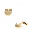 Cartier gold cufflink