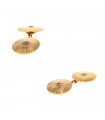 Janesich diamonds and gold cufflinks