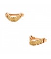 Gold cufflink