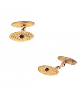 Gold plated cufflinks