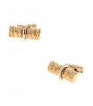 Gold cufflink