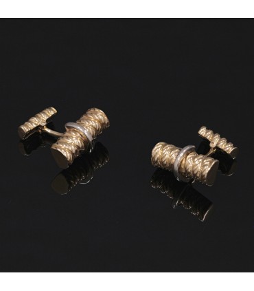 Gold cufflink