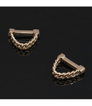 Gold cufflink