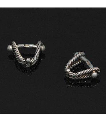 Boutons de Manchette argent