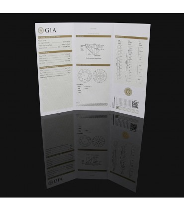 Bague Solitaire or et diamant - Certificat GIA 1,01 ct D VS2