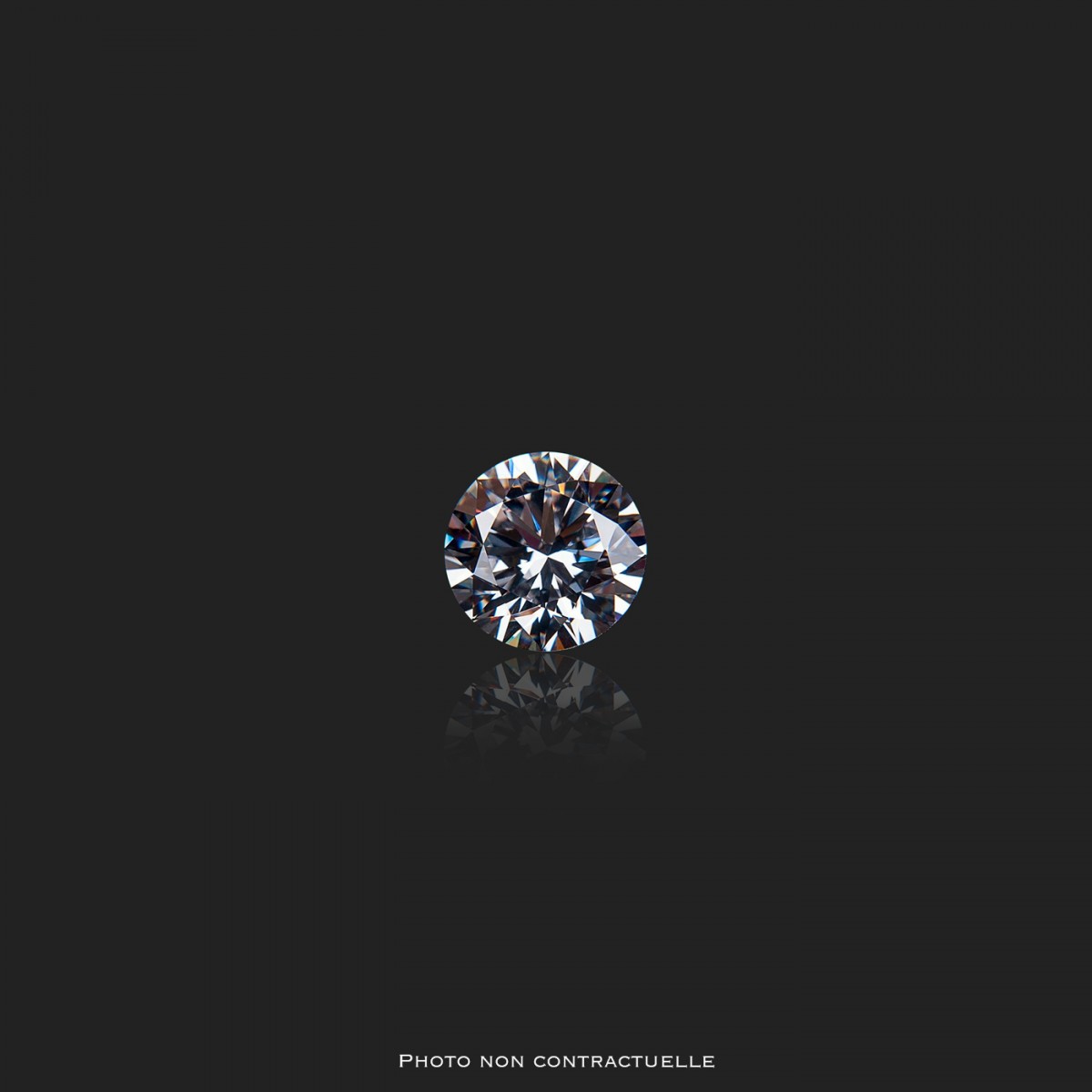 Collier or et diamant Certificat GIA 1 08 ct F SI1