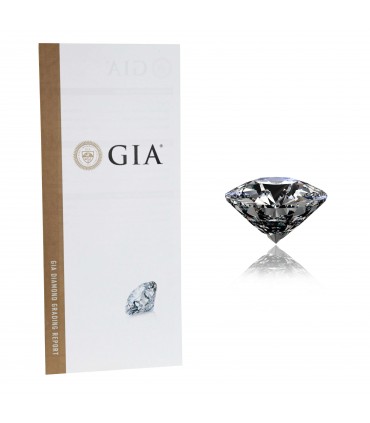 Diamonds and gold ring - GIA certificate 1,01 ct D VS2
