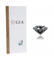 Diamonds and gold ring - GIA certificate 1,01 ct D VS2