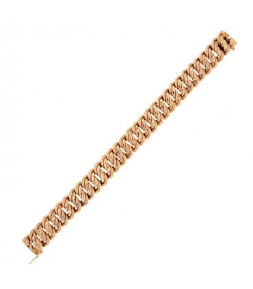 Bracelet or maille américaine