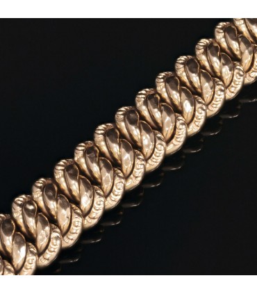 Bracelet or maille américaine