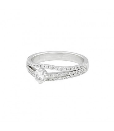 Bague solitaire diamants - Diamant 0,30 ct