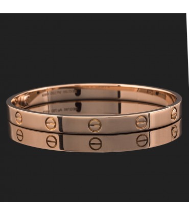 Cartier Love gold bracelet size 17