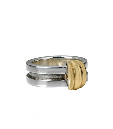Tiffany & Co. gold and silver ring