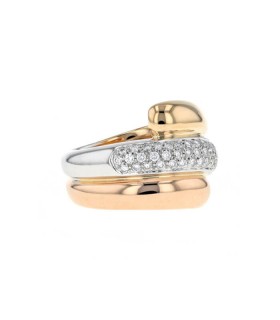 Diamonds and gold ring