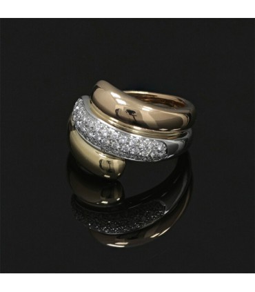 Diamonds and gold ring