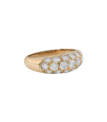 Diamonds and gold ring