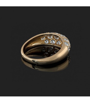 Diamonds and gold ring