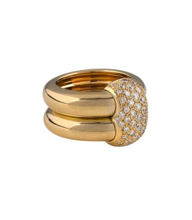 Bague Chaumet Double Anneau Duo