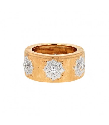 Diamonds and gold ring