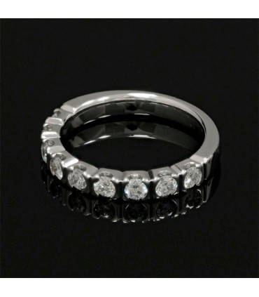 Diamonds and platinum ring