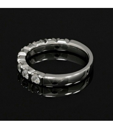 Diamonds and platinum ring