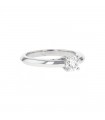 Bague solitaire or et diamant - Certificat CCIP 0,56 ct F VVS