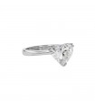 Bague solitaire or et diamant - Certificat GIA 2,35 cts F VS1