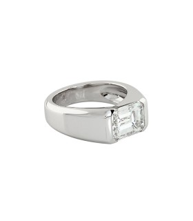 Fred ring - GIA certificate 3,01 ct E VS1