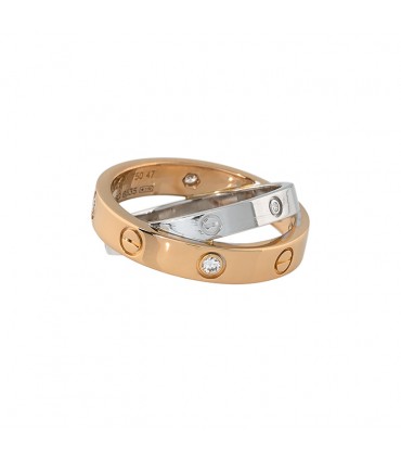 Bague Cartier Love 6 Diamants