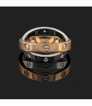 Bague Cartier Love 6 Diamants