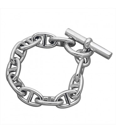 Hermès Chaîne d’Ancre silver bracelet