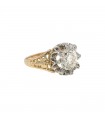 Bague solitaire or et diamants - Diamant 2,09 cts