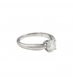 Bague solitaire or et diamant - Certificat GIA 0,99 ct F VS2