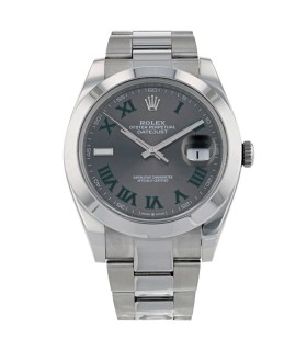 Rolex DateJust stainless steel watch circa 2018