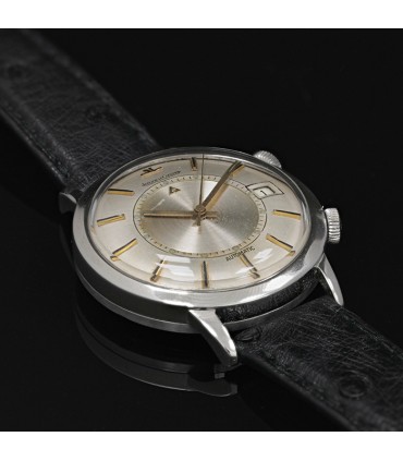 Jaeger Lecoultre Memovox stainless steel watch circa 1960