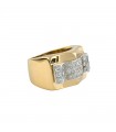 Diamonds and gold ring